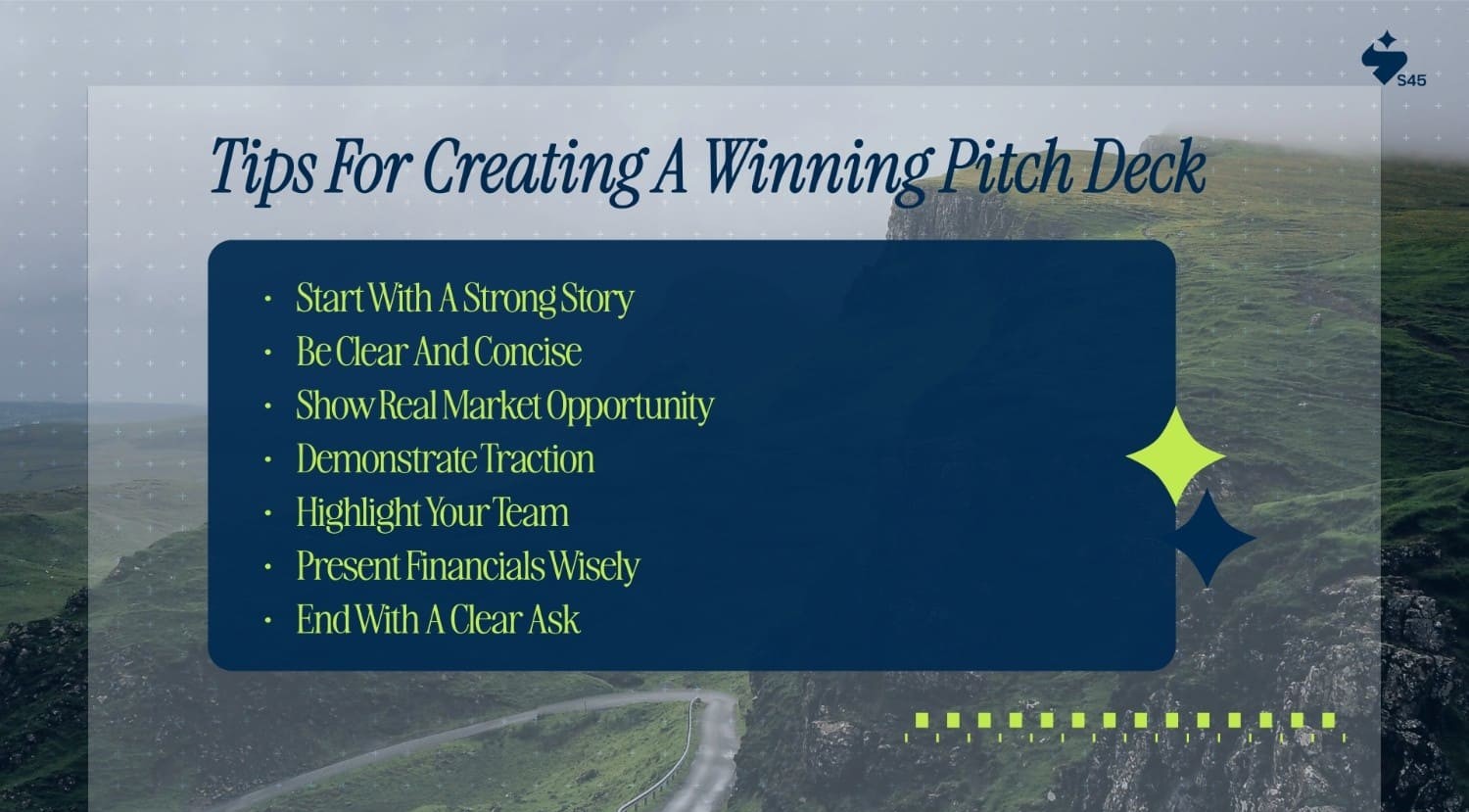 Tips For Creating A Winning Pitch Deck