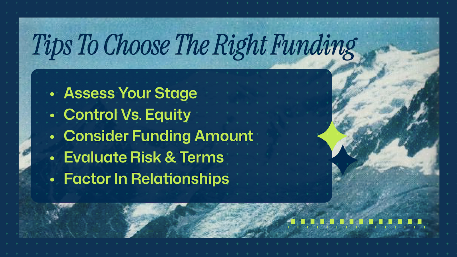 Tips to Choose the Right Funding Option for Your Startup