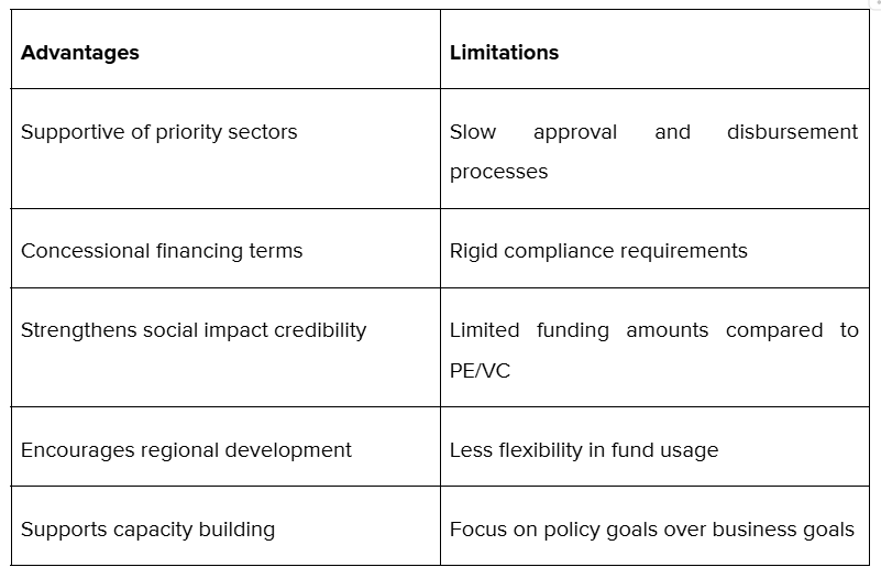 Government and Development Financial Institutions (DFIs)