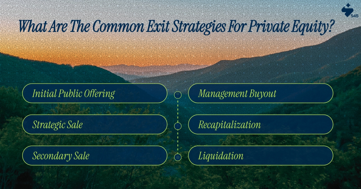 What are the Common Exit Strategies for Private Equity