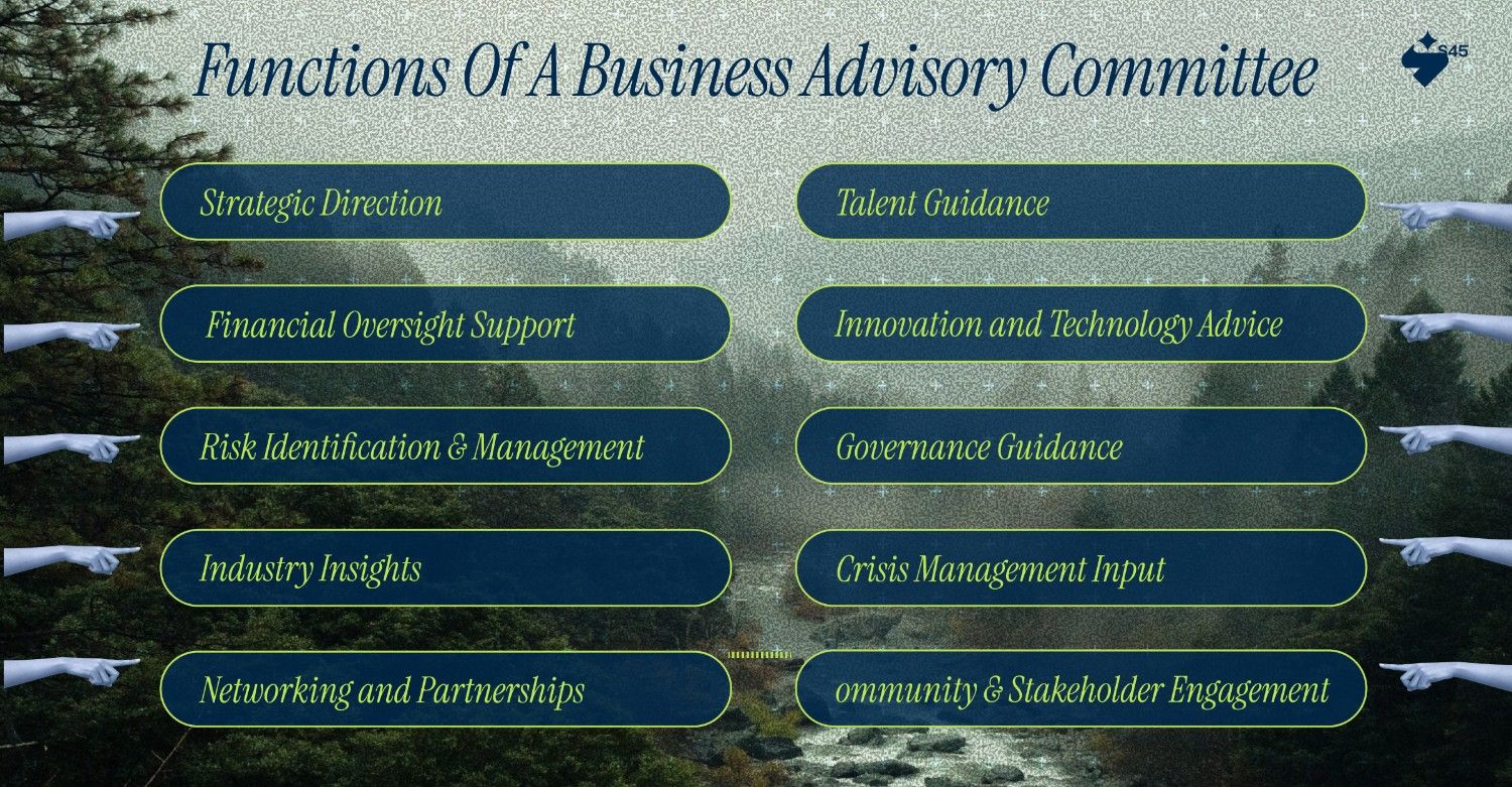 Core Functions of a Business Advisory Committee