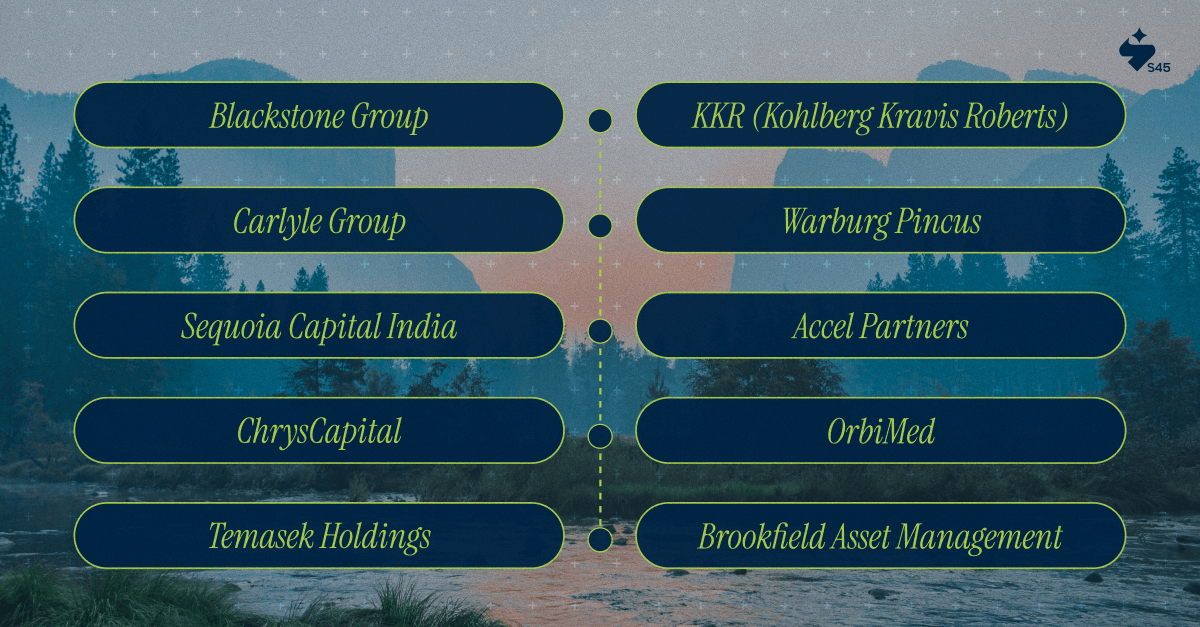 Top 10 Private Equity Firms Actively Backing Indian Enterprises