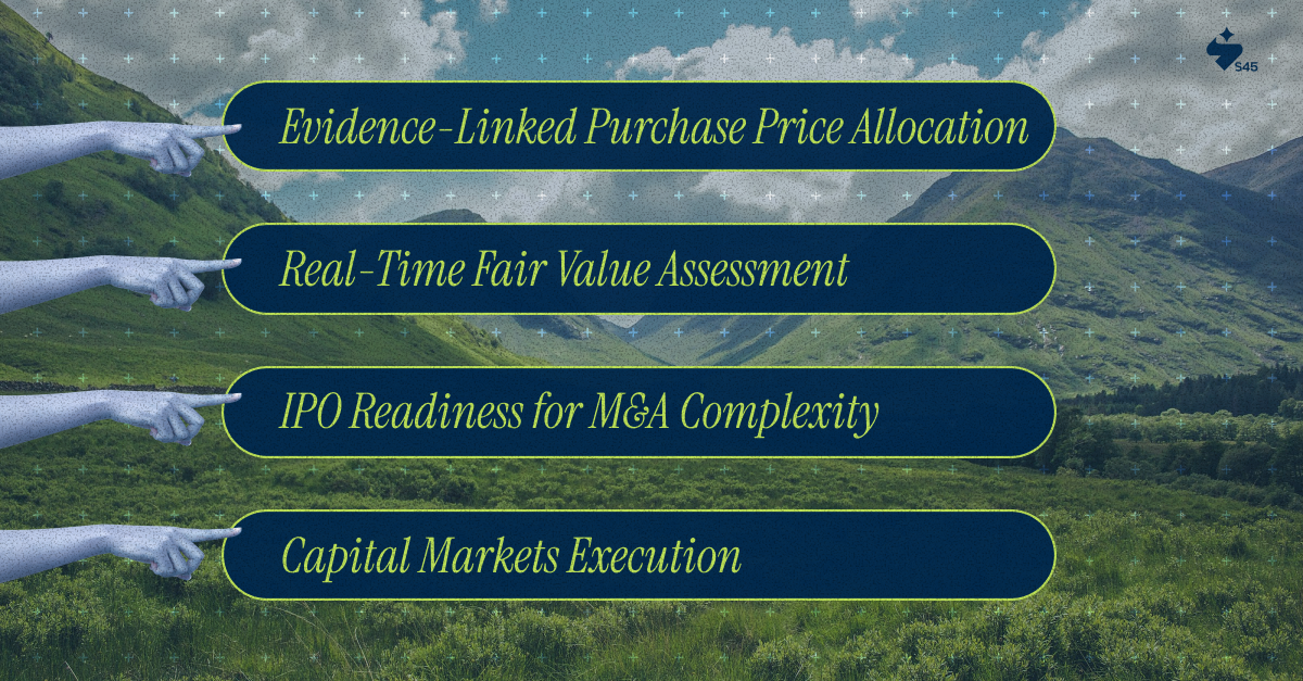 S45's M&A Accounting Execution Infrastructure